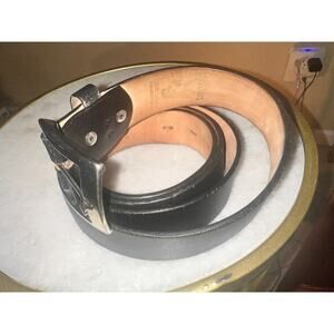 52” Cinturones MADFLOUR Premium Leather Belt with Stn Steel Bkle - Big & Tall